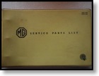MG Midget Service Parts List
