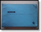 Austin Healey Sprite Mk II and Mk III Service Parts List